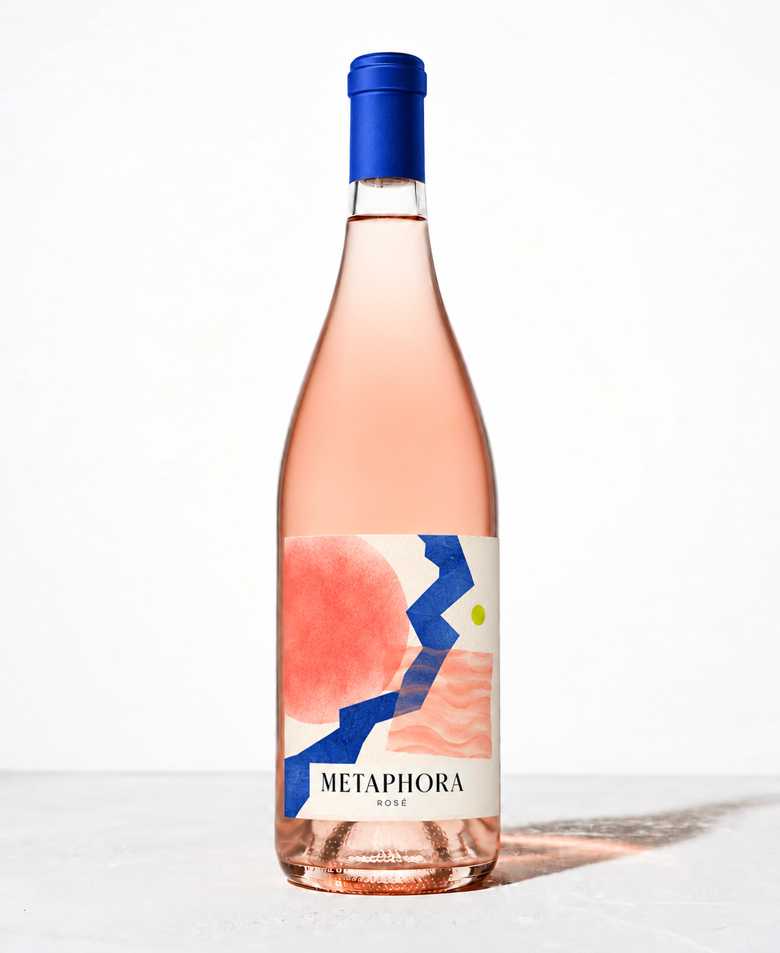 METAPHORA Rosé em garrafa borgonha